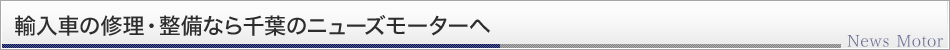 ルノーの修理・整備なら千葉のニューズモーターへ